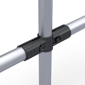 DF4B соединитель для модульных трубных систем, подходит для круглых труб 28 мм