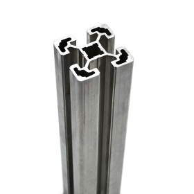 OB-4040S10-BP | Профиль 40х40 мм. Паз 10 мм (Без покрытия) изображение 7