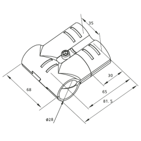 Чертёж. Кронштейн соединительный DF9B