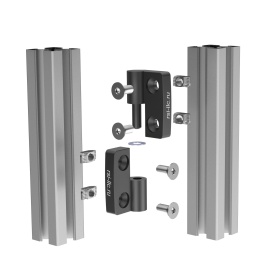 Схема крепления левого дверного навеса 30 серии