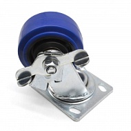 RSI91210001 | Колесо большегрузное поворотное с тормозом, с платформой, 300 кг,  d-100мм