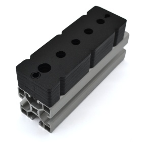 Пример использования кондуктора для сверления отверстий под быстрый соединитель