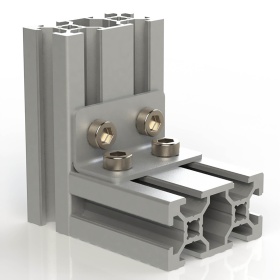 Профили 20х40 и угловой соединитель арт. 8002s
