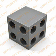 К204040-2 | Кубический соединитель 40х40, серия 20, 2 стороны
