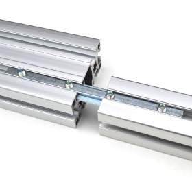 Алюминиевый профиль 45х45 и 45х90 с линейным соединителем