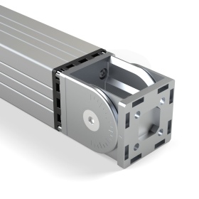 TS-8080-Connector | Соединитель стальной к телескопическому профилю 80х80 для шарниров 80х80 изображение 3