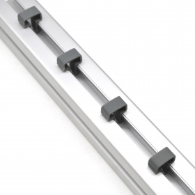 Профиль 40х40 с кабеледержателями 8х16 мм