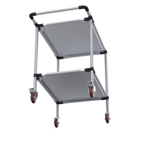 RSI-MST-800x600x900-2 | Стойка подкатная 800х600х900 2 полки изображение 3