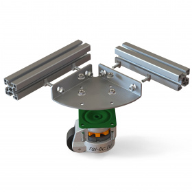 Схема крепления колеса RSI-80-GD к адаптеру