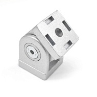 2114 | Шарнирный соединитель для профилей 25х25 мм, паз 6 мм