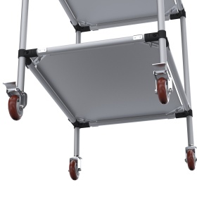RSI-MST-800x600x900-2 | Стойка подкатная 800х600х900 2 полки изображение 4