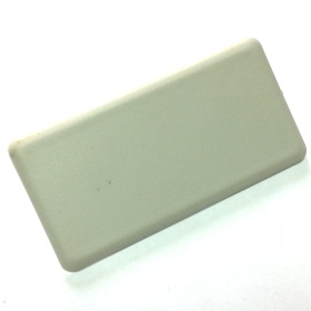 Серая заглушка к профилям 40х80