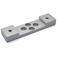 6239 | Двойной держатель роликов, паз 6 мм, к профилям 25х50