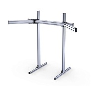 RSI-3T-SCR-4040-S8-BP  | Трипл скрин для симрейсинга (серия 40 паз 8 мм) Без покрытия