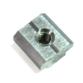 Сухарь пазовый, алюминиевый М6 паз 10