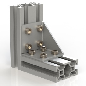 Профили 20х40 и угловой соединитель арт. 8006S