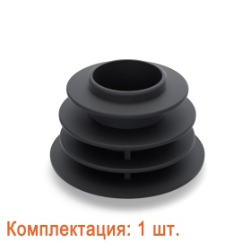 Заглушка для круглой трубы диаметром 28 мм.