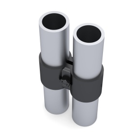 Кронштейн DF11B в модульной трубной системе — пример применения