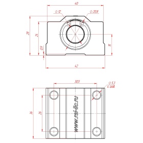 Чертеж SC12UU