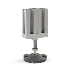 Тип установки Опорной плиты алюминиевой M12-40х80 паз 10