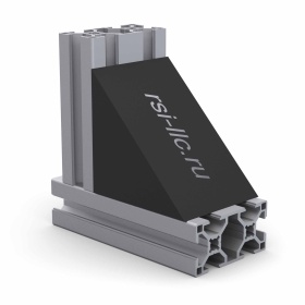 1254 | Соединитель угловой 60x60 облегченный, паз 8 изображение 4