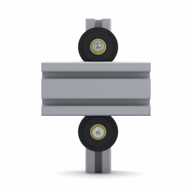 6239 | Двойной держатель роликов, паз 6 мм, к профилям 25х50 изображение 7