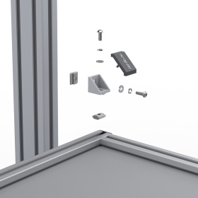 Установка полки для ПК на кокпите, закрепление углов и проверка жёсткости.