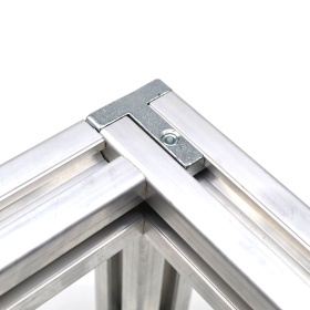 Трёхсторонний внутренний соединитель, угловой для профиля 40 серии с пазом 10 мм