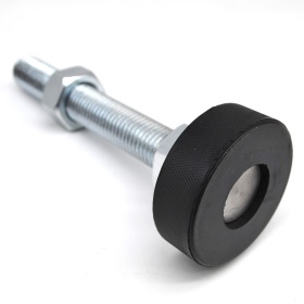 Регулируемая опора с резиновым основанием 60 мм и шпилькой М20х140