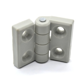 Шарнир пластиковый серый 30х30 мм