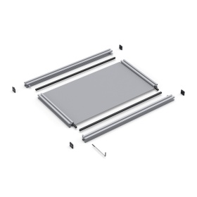 Полка для ПК к кокпитам из конструкционного алюминиевого профиля