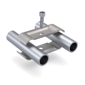 Соединитель RSI‑FH1001B, в разборе для параллельного соединения двух труб Ø28 мм