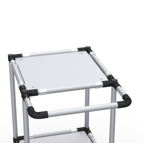 RSI-MST-500x500x900-2 | Стойка подкатная 500х500х900 2 полки изображение 5
