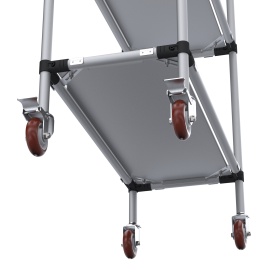 RSI-MST-900x400x1300-3 | Стойка подкатная 900х400х1300 3 полки изображение 4