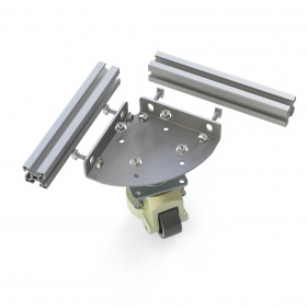 Схема крепления колеса RSI-60-GD к адаптеру