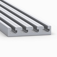 OB-24120 | Профиль 24х120мм, паз 10 мм (Анодированный)