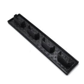 Пазы крепления заглушка к торцу конструкционного профиля 24х120 мм