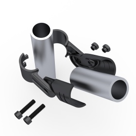 Разобранный вид: Угловой соединитель DF7B под произвольный угол