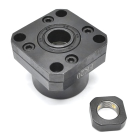 Вид сзади опоры FK-20 с прижимной гайкой