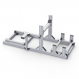 Комплект для сборки кокпита на базе профилей 40х80 с пазом 10 мм