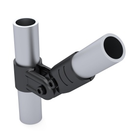 Соединительный кронштейн DF7B RSI — прочное угловое соединение труб, идеален для каркасов и конструкций