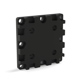 TS-8080-Connector | Соединитель стальной к телескопическому профилю 80х80 для шарниров 80х80 изображение 0