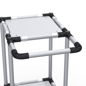 RSI-MST-400x400x900-2 | Стойка подкатная 400х400х900 2 полки изображение 2