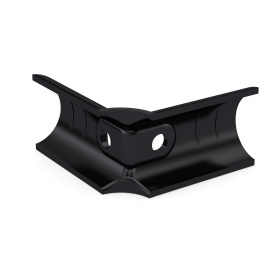 Схема монтажа RSI-DF2B — последовательность установки кронштейна для трёх труб Ø28 мм