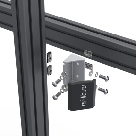 Комплект крепёжных элементов: винты, гайки, уголки, шайбы