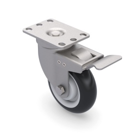 RSI-FHJ403 | Ролик поворотный с тормозом D100 FHJ-403