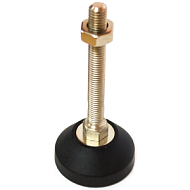 7088 | Опора регулируемая. Основание 50 мм. Шпилька М10х80 мм