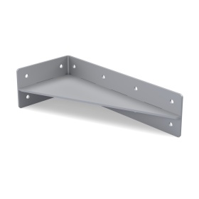 Длинный стальной уголок 135х315 мм с ребром жесткости 4 мм