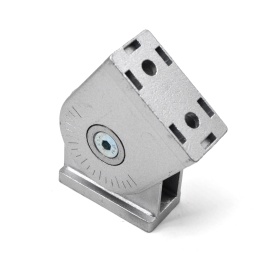 Алюминиевый шарнирный соединитель для профиля 25х50