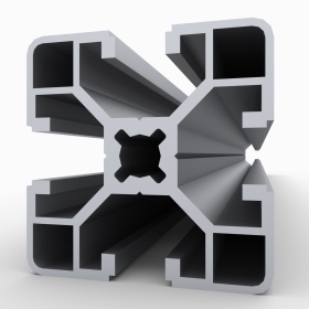 OB-4040L-BP | Профиль 40х40 мм, облегченный. Паз 8 мм (Без покрытия) изображение 6